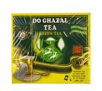AKBAR BRO DO GHAZAL 100  GREEN TEA BAGS 200 GM