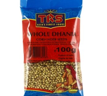Buy TRS Whole Coriander – Dhania – 100 gm Pack
