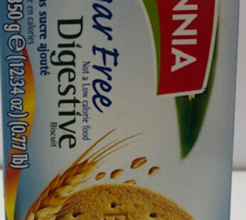 BRITANNIA Sugar Free Digestive Biscuits 350 g