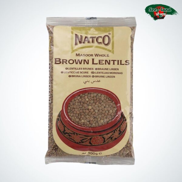 Natco Brown Lentils 500 gm