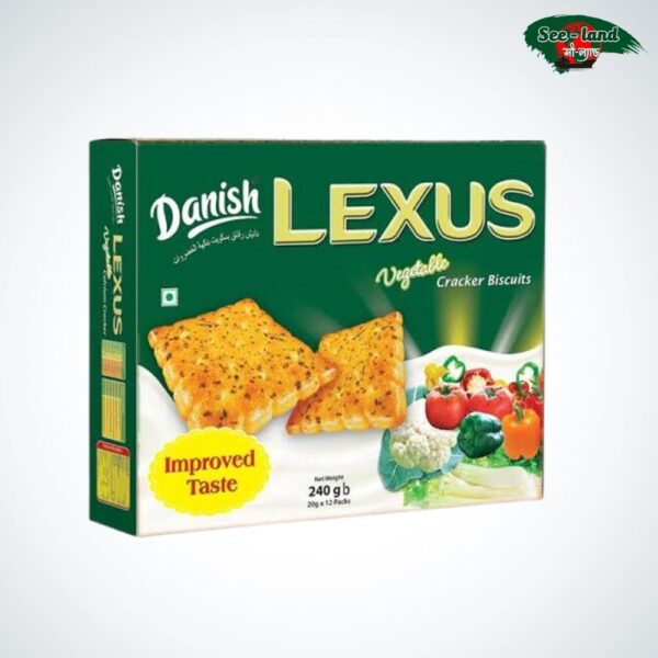Danish Lexus Vegetables Calcium Biscuits 180 gm